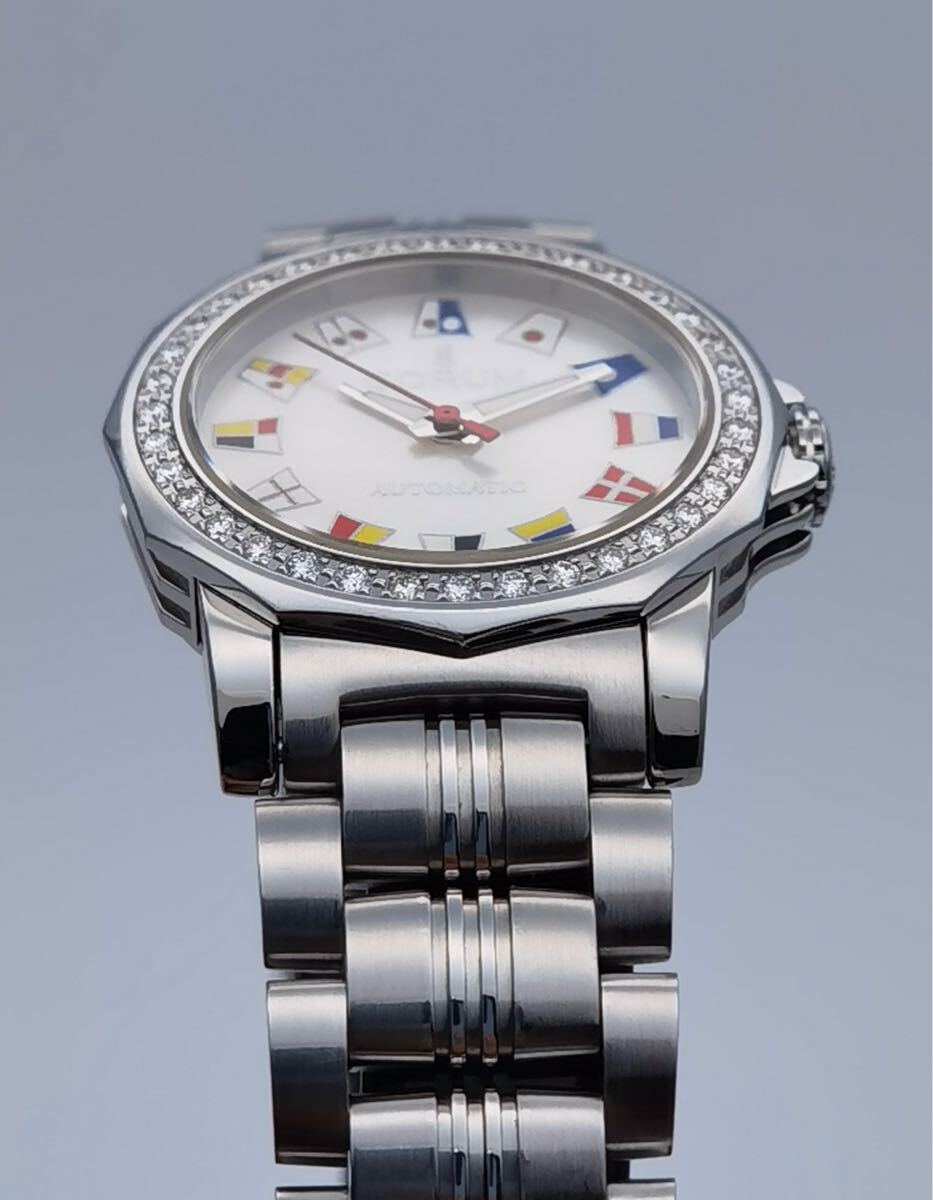 中古 コルム CORUM アドミラリズカップ 145.440.47 ダイヤベゼル 中古 コルム CORUM アドミラリズカップ 145.440.47 ダイヤベゼル