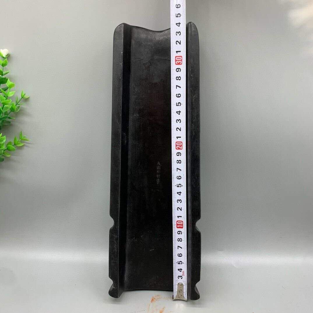 019 WPP 中国徽州 八宝琴墨塊 墨硯 高さ33cm 幅11cm 旧家蔵出 書 019 WPP 中国徽州 八宝琴墨塊 墨硯 高さ33cm 幅11cm 旧家蔵出 書