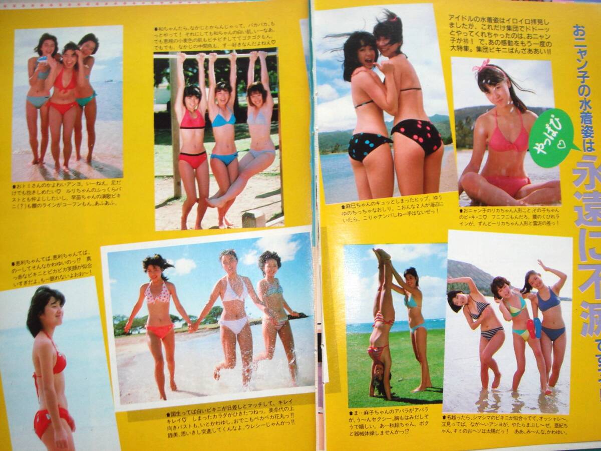 おニャン子水着 