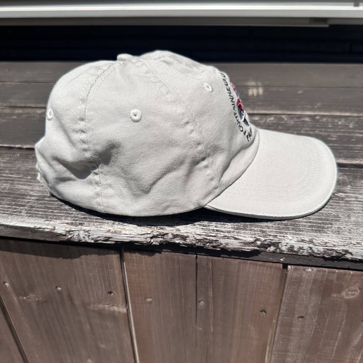 usa古着 usedキャップ ホワイトベージュ free ヴィンテージキャップ_画像3