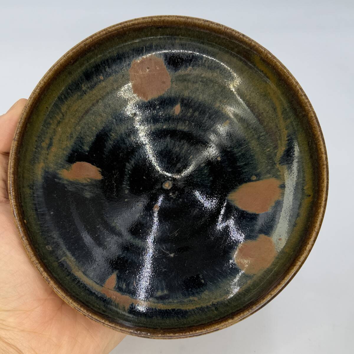 時代物 旧家整理品 煎茶碗 無傷、古物保証(古染付 青花 煎茶 時代物 旧家整理品 煎茶碗 無傷、古物保証(古染付 青花 煎茶