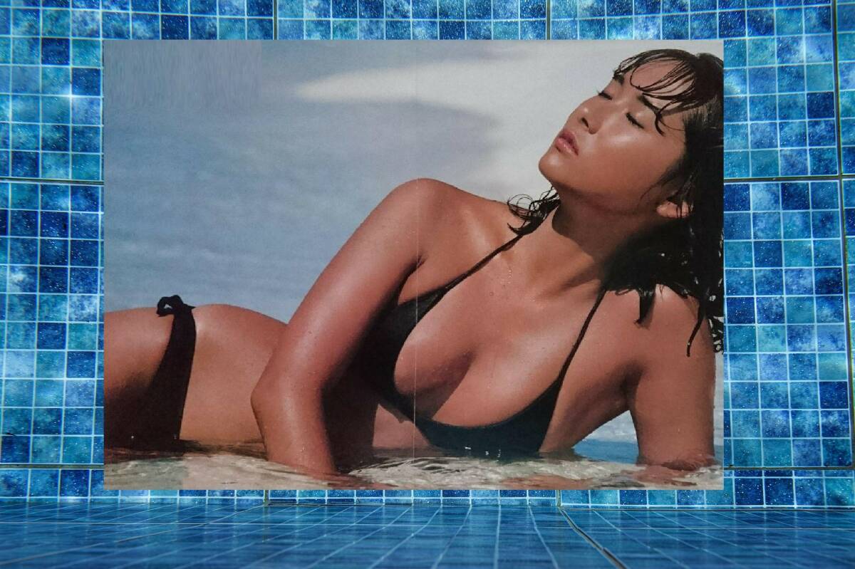 ☆彡JAL 斉藤慶子 タイトくびれビキニ A1ポスター 光沢フォト(さ ☆彡JAL 斉藤慶子 タイトくびれビキニ A1ポスター 光沢フォト(さ