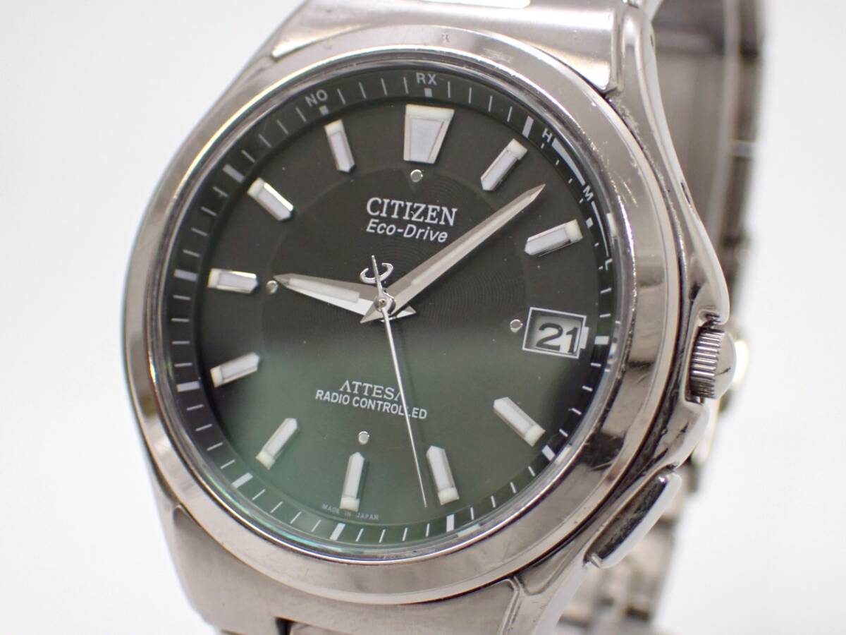 稼働品 1円～☆CITIZEN シチズン ソーラー メンズ腕時計 Eco