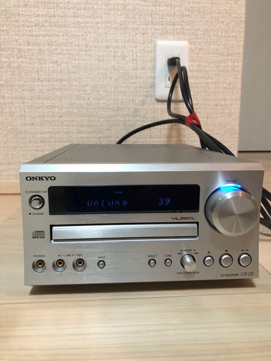 ONKYO CR-D2 CDレシーバー FMチューナーアンプ 2008年制 音響機(jī)材 中古 