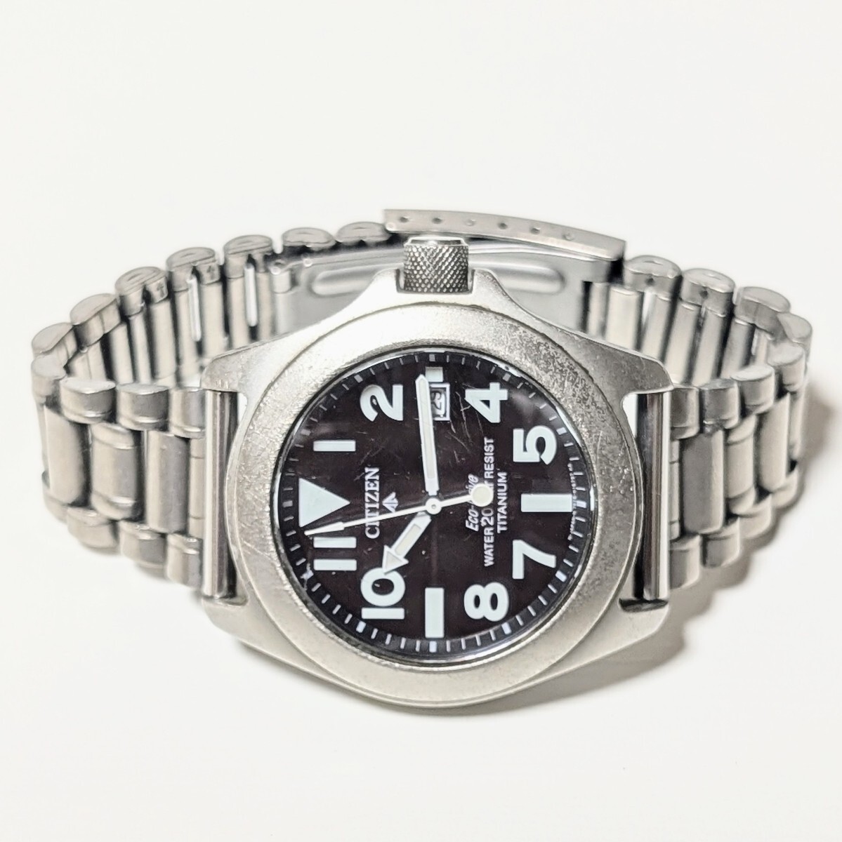 CITIZEN Eco-Drive TITANIUM 7828-H09971 TA シチズン ソーラー CITIZEN Eco-Drive TITANIUM 7828-H09971 TA シチズン ソーラー