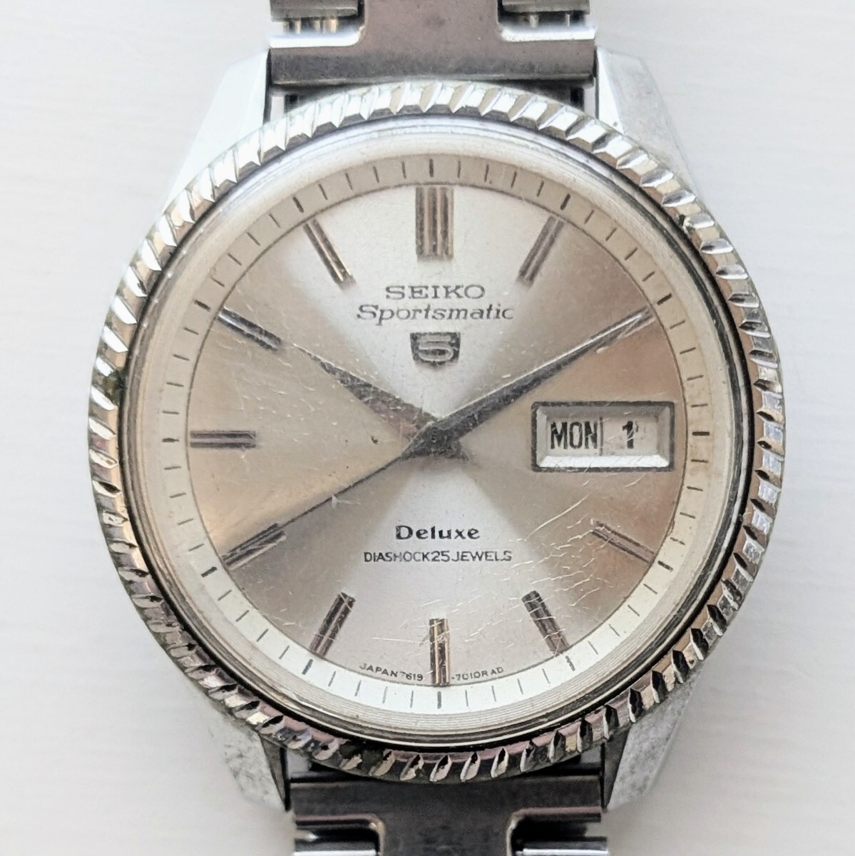 SEIKO Sportsmatic 5 Deluxe 25J 7619-7040 セイコー スポーツ SEIKO Sportsmatic 5 Deluxe 25J 7619-7040 セイコー スポーツ