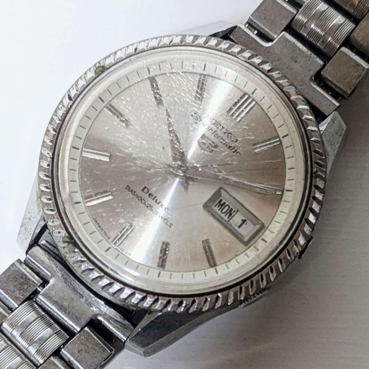 SEIKO Sportsmatic 5 Deluxe 25J 7619-7040 セイコー スポーツ SEIKO Sportsmatic 5 Deluxe 25J 7619-7040 セイコー スポーツ