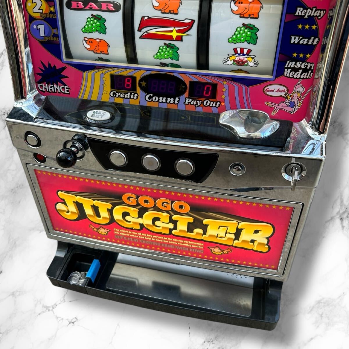 通電OK】GOGOジャグラー スロット実機 コイン不要機付 説明書 通電OK】GOGOジャグラー スロット実機 コイン不要機付 説明書