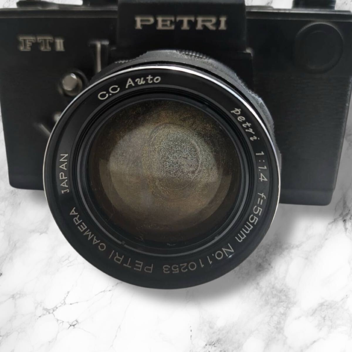 ジャンク】PETRI FTⅡ ペトリ フィルムカメラ 55mm F1.4 レンズ ジャンク】PETRI FTⅡ ペトリ フィルムカメラ 55mm F1.4 レンズ