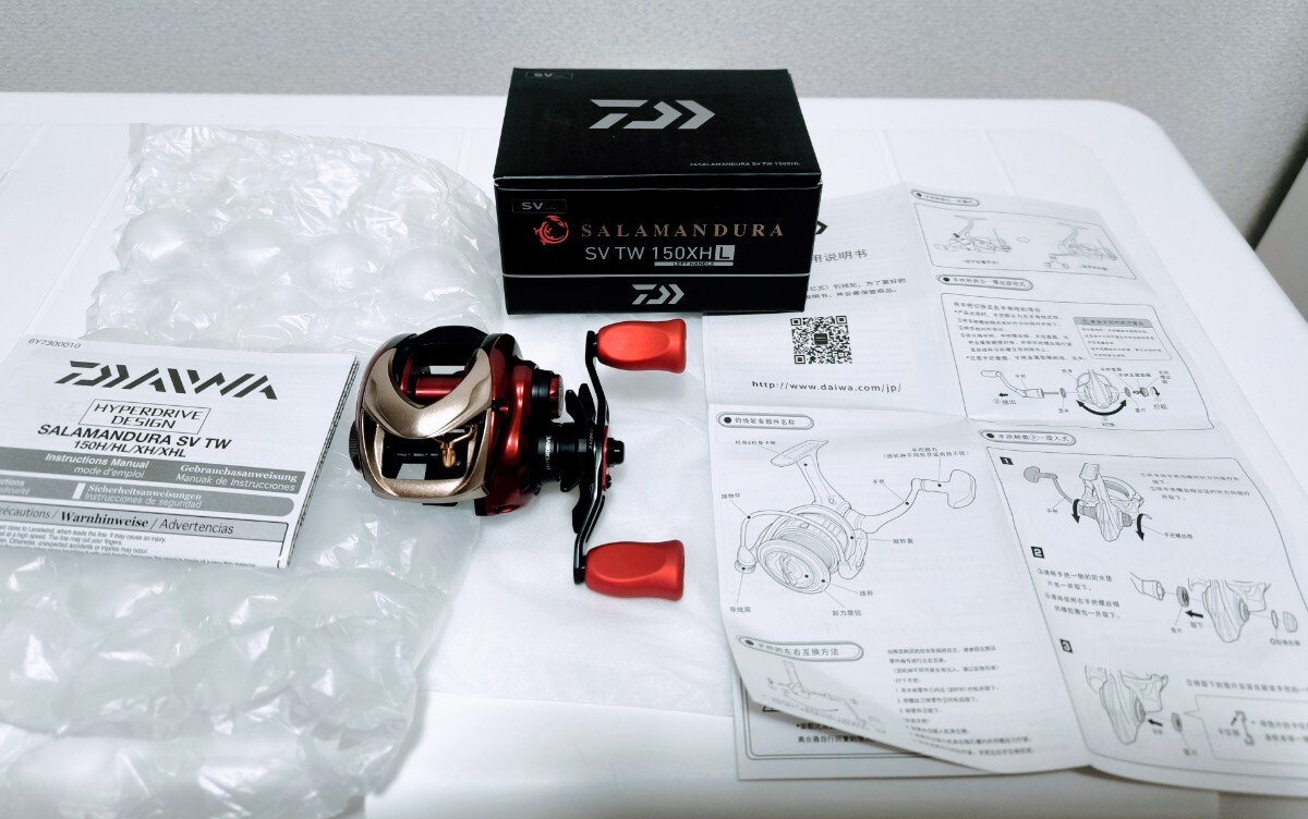 ダイワ SALAMANDURA SVTW150XHL 未使用新品24サラマンドラ 海外 ダイワ SALAMANDURA SVTW150XHL 未使用新品24サラマンドラ 海外