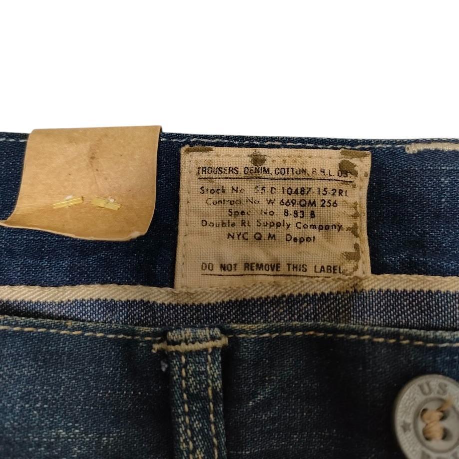 未使用 RRL ダブルアールエル ストレート 濃紺 5ポケ デニム 27×34
