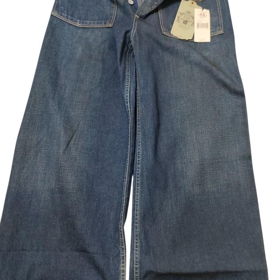 未使用 RRL ダブルアールエル ストレート 濃紺 5ポケ デニム 27×34