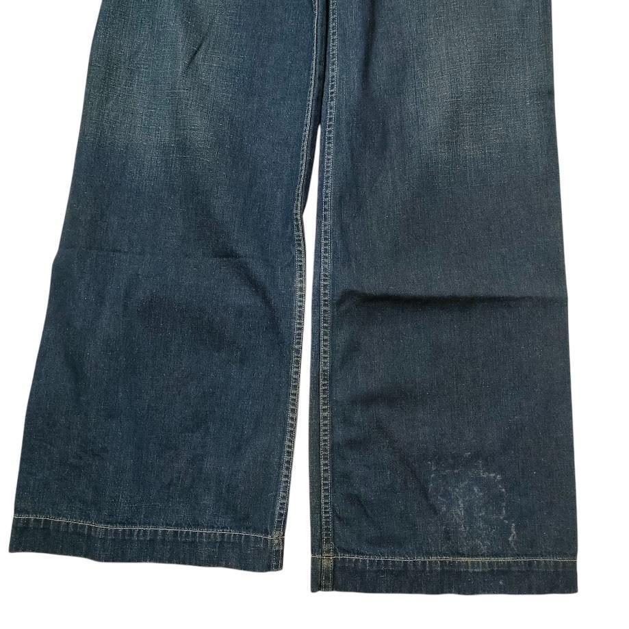 未使用 RRL ダブルアールエル ストレート 濃紺 5ポケ デニム 27×34