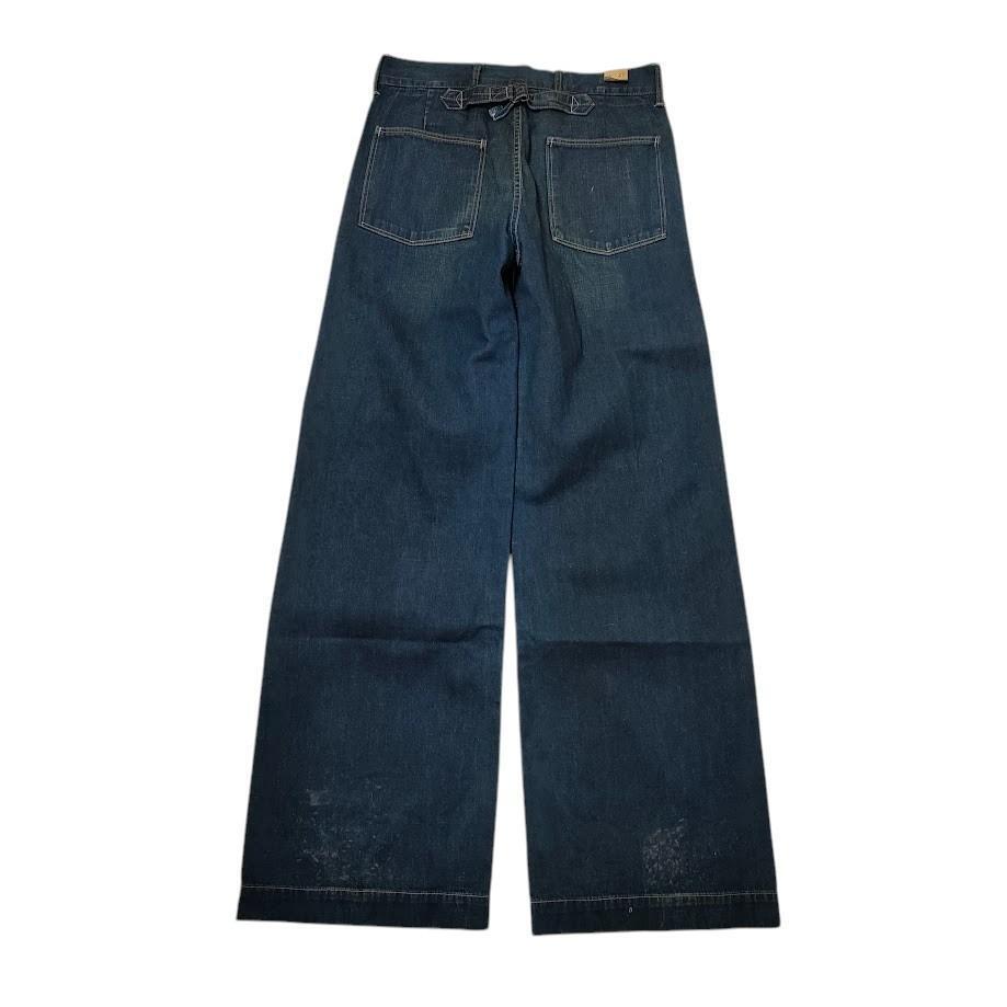 未使用 RRL ダブルアールエル ストレート 濃紺 5ポケ デニム 27×34