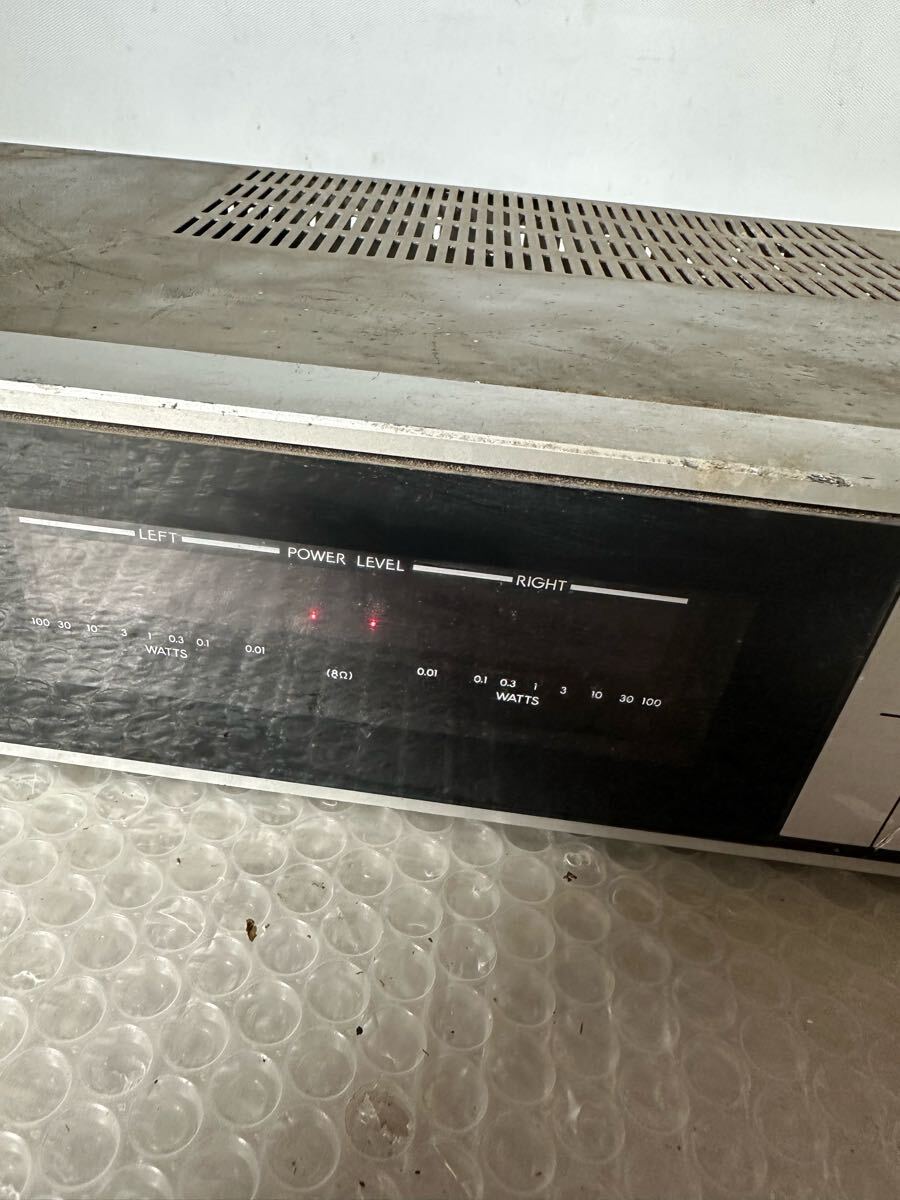TOSHIBA Aurex ステレオパワーアンプリファイヤSC-V50【通電ジャンク品】