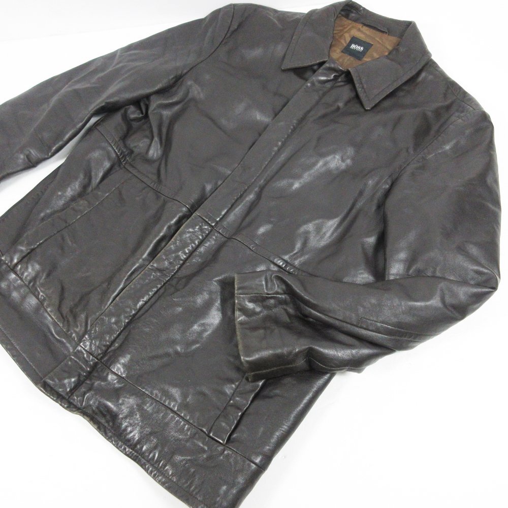 ∞◎HUGO BOSS☆メンズレザージャケット☆羊革ジャン ∞◎HUGO BOSS☆メンズレザージャケット☆羊革ジャン