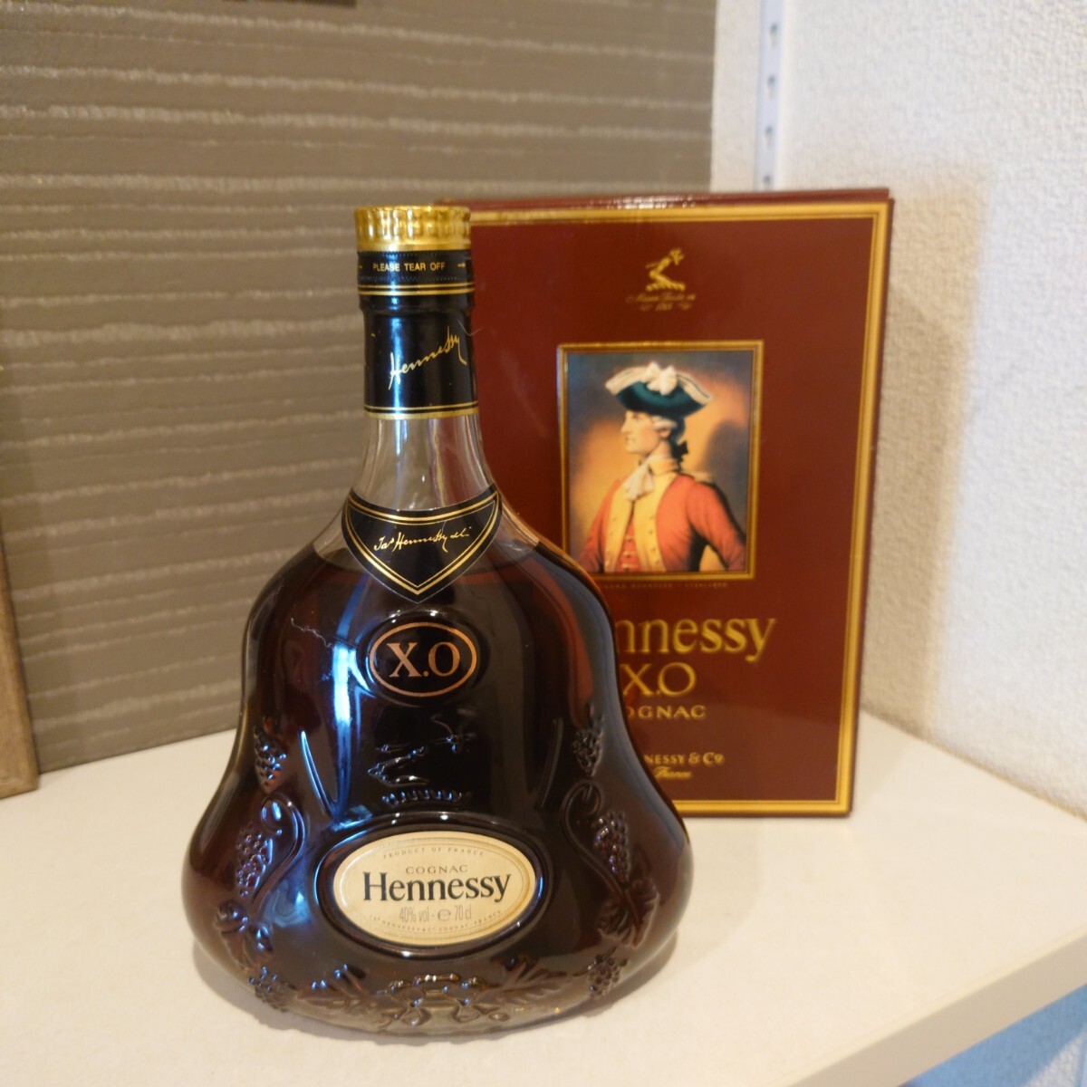 古酒 未開栓 箱有り Hennessy XO 金キャップ 長期自宅保管品 液 古酒 未開栓 箱有り Hennessy XO 金キャップ 長期自宅保管品 液