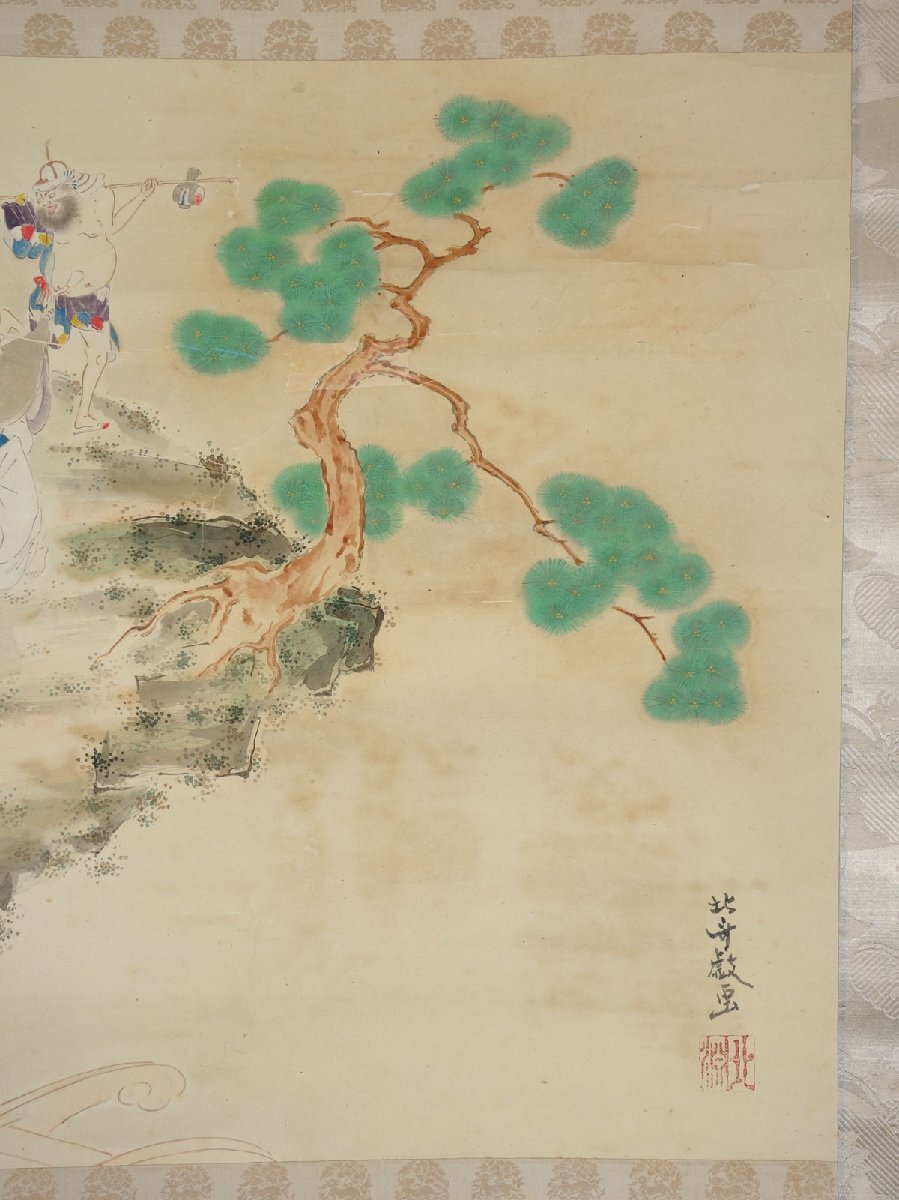 模写】 蔵壷◇『葛飾北斎 七福神図』 1幅 古筆 古文書 古書 日本 模写】 蔵壷◇『葛飾北斎 七福神図』 1幅 古筆 古文書 古書 日本