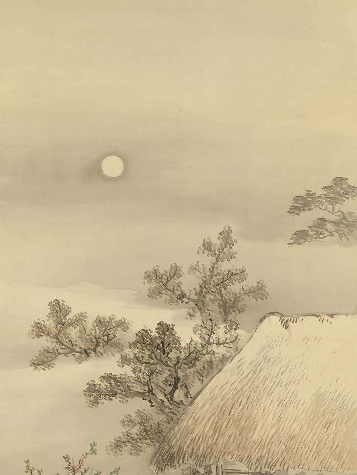 真作】◇佐竹永陵◇和合之図◇春景◇家族◇日本画◇肉筆◇絹本 真作】◇佐竹永陵◇和合之図◇春景◇家族◇日本画◇肉筆◇絹本