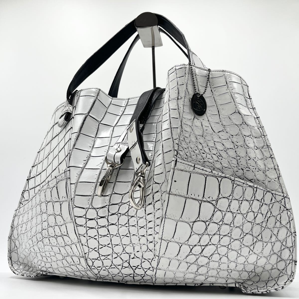 定価42万!!! 極美品!!! JRA認定!!! クロコ クロコダイル トート 定価42万!!! 極美品!!! JRA認定!!! クロコ クロコダイル トート