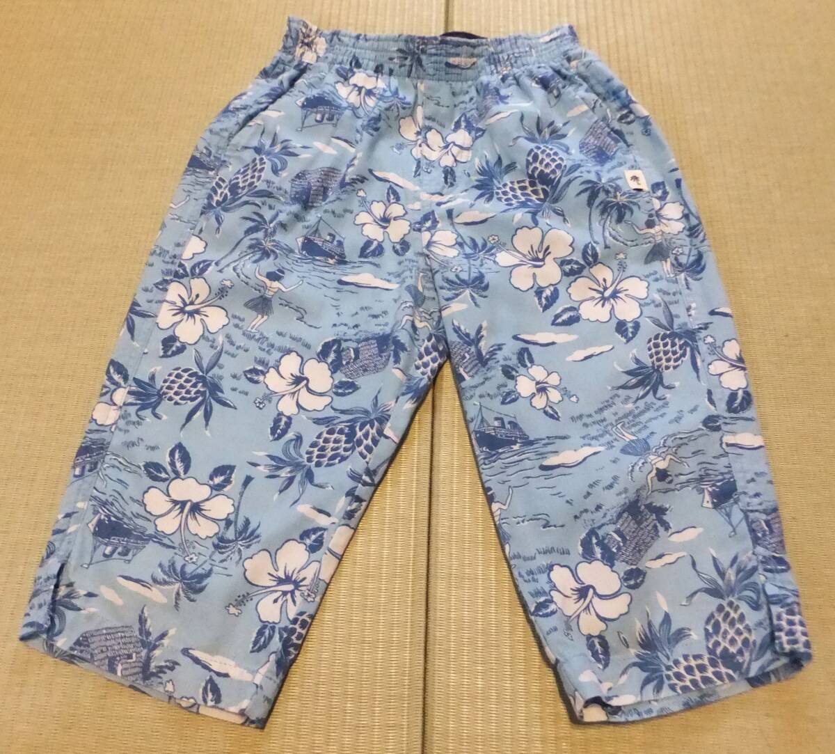 UNIQLO ユニクロ ステテコ ルームウェア キッズ 子供用 Sサイズ (110-125㎝) パジャマ 部屋著 ボトム パンツ ズボン 男の子ショートパンツ 