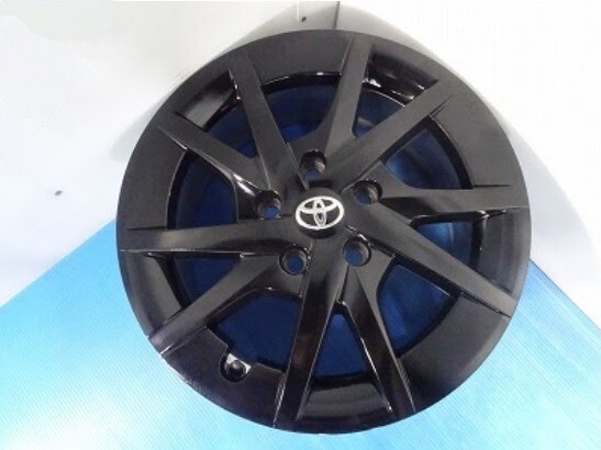  прекрасный товар [ самовывоз ] Toyota оригинальные легкосплавные колесные диски 4шт.@* flat поверхность гайка специальный *16x6.5J +39 5 дыра PCD114.3 *16 дюймовый колпак покраска черный 