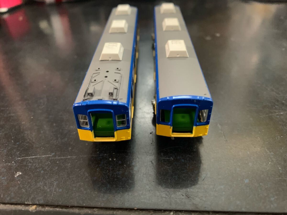 高松琴平電気鉄道　1200形　ウクライナカラー涂裝　(鉄コレ改造品)
