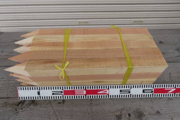  бесплатная доставка * криптомерия угол .60cm20 шт. комплект / общественные сооружения / измерение /DIY/ садоводство / фигурная скобка / табличка / деревообработка 