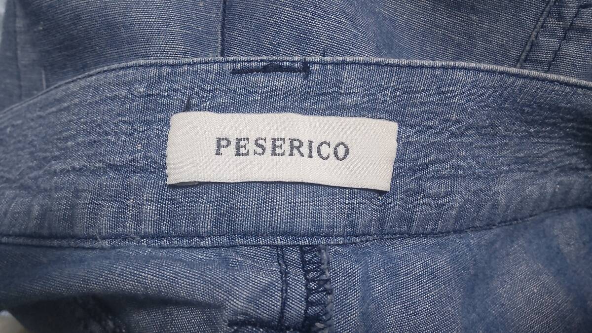 イタリア制　Peserico（ペセリコ）　コットンリネンパンツ