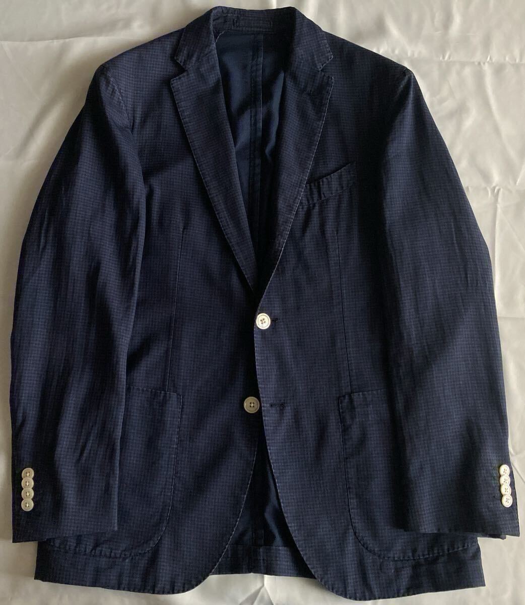 LARDINI ラルディーニ サイズ 46 テーラードジャケット ネイビー LARDINI ラルディーニ サイズ 46 テーラードジャケット ネイビー