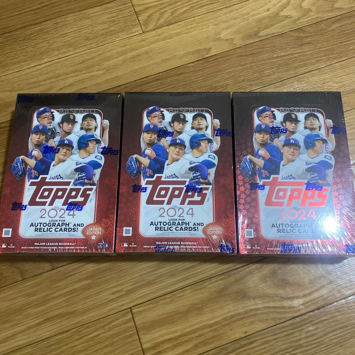 topps 2024 Baseball Japan EDITION 3box 未開封 シュリ付き topps 2024 Baseball Japan EDITION 3box 未開封 シュリ付き