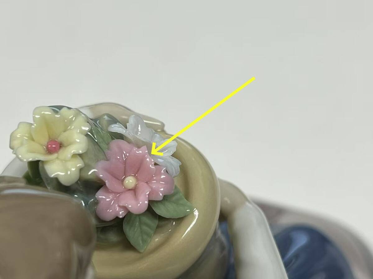 瑞】リヤドロ LLADRO 花と少女 フィギュリン 陶器人形 置物 瑞】リヤドロ LLADRO 花と少女 フィギュリン 陶器人形 置物