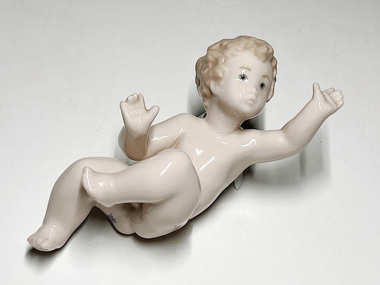 瑞】リヤドロ LLADRO 天使フィギュリン 陶器人形 置物 (リヤドロ