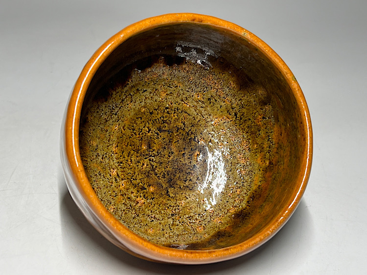 瑞】大樋一平 造 大樋焼 飴釉茶碗 共箱(大樋)|売買された 瑞】大樋一平 造 大樋焼 飴釉茶碗 共箱(大樋)|売買された