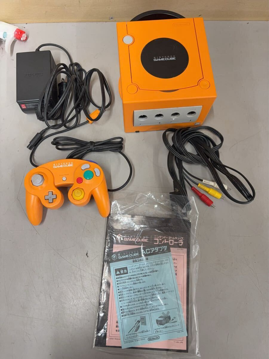 任天堂 ゲームキューブ DOL-001 通電確認済み 元箱取説付き(本体 任天堂 ゲームキューブ DOL-001 通電確認済み 元箱取説付き(本体