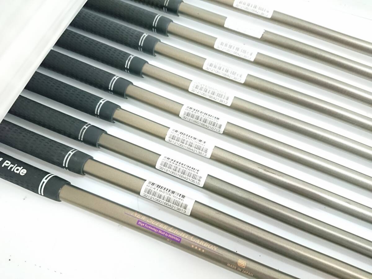 本間ゴルフ◇◇ 最高級 LB-606 FORGED 4星 4S-NSLC-R1 完全10本