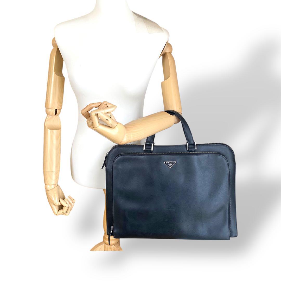 PRADA プラダ ビジネスバッグ サフィアーノレザー ブリーフ PRADA プラダ ビジネスバッグ サフィアーノレザー ブリーフ