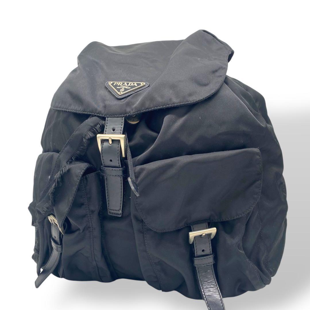 PRADA リュック バックパック ナイロン ポコノ 三角ロゴ PRADA リュック バックパック ナイロン ポコノ 三角ロゴ