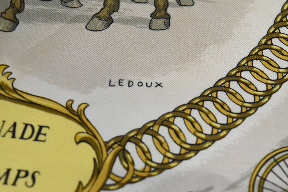 HERMES エルメス スカーフ カレ90 LA PROMENADE DE LONGCHAMPS HERMES エルメス スカーフ カレ90 LA PROMENADE DE LONGCHAMPS