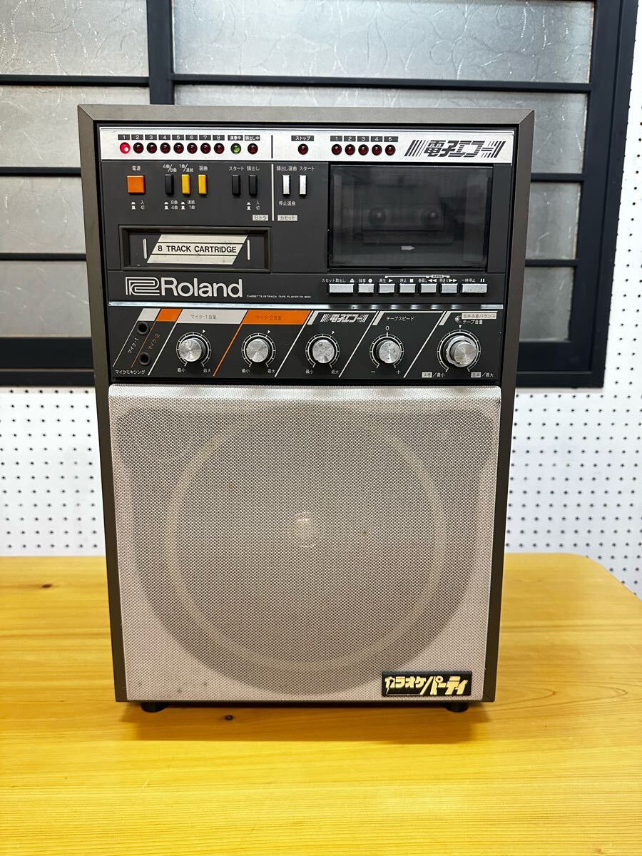 Roland PK-600 8トラック カラオケ 昭和レトロ(カラオケ機器 Roland PK-600 8トラック カラオケ 昭和レトロ(カラオケ機器
