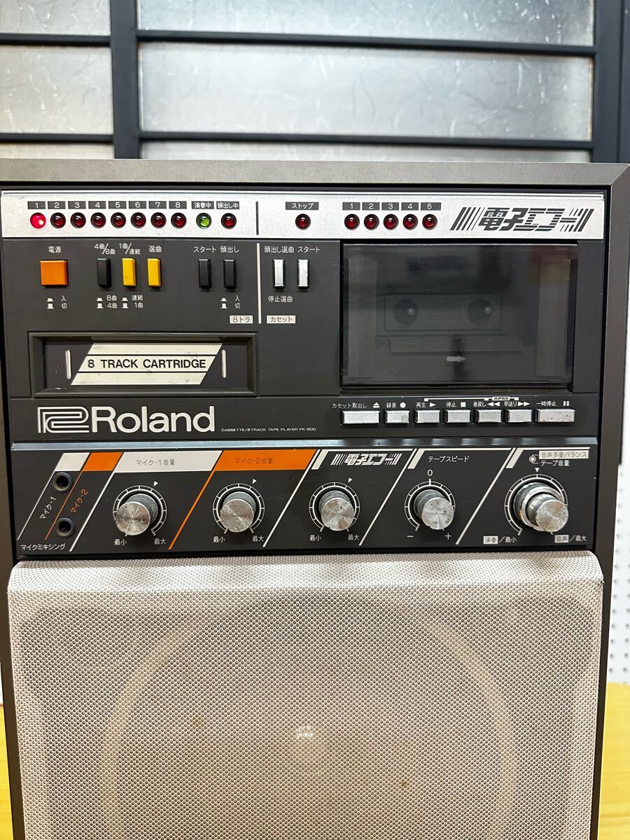 Roland PK-600 8トラック カラオケ 昭和レトロ(カラオケ機器 Roland PK-600 8トラック カラオケ 昭和レトロ(カラオケ機器