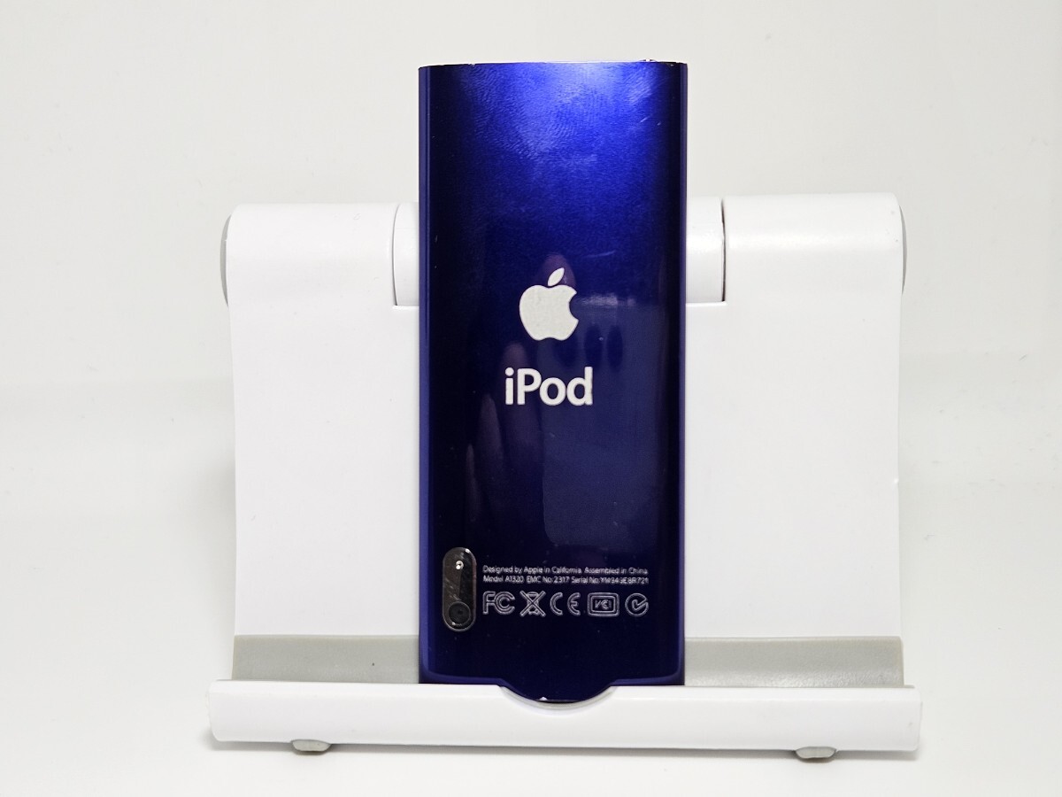 動(dòng)作品☆A(yù)pple ipod nano アイポッドナノ 第5世代 8G A1320 本體 パープル PURPLE