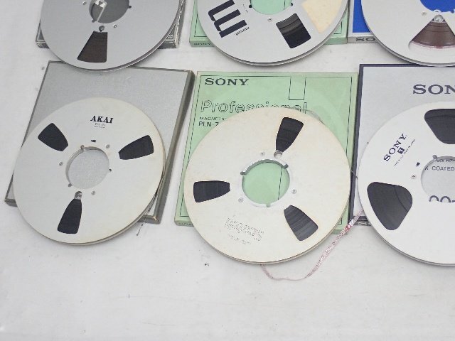 ジャンク品・未確認】 SONY/TASCAM/AKAI オープンリールテープ ジャンク品・未確認】 SONY/TASCAM/AKAI オープンリールテープ
