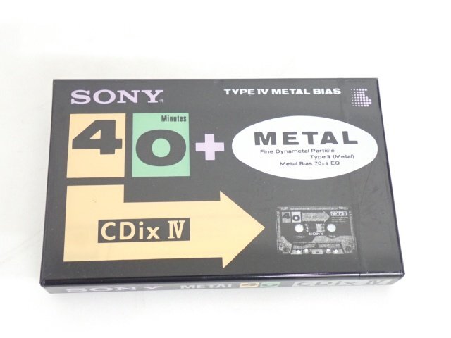 未開封長期保管品】SONY/ソニー メタルポジション カセット 未開封長期保管品】SONY/ソニー メタルポジション カセット