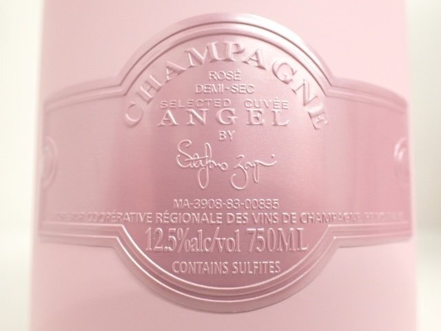 未開栓】エンジェルシャンパン ドゥミセック ロゼ ピンク ANGEL 未開栓】エンジェルシャンパン ドゥミセック ロゼ ピンク ANGEL