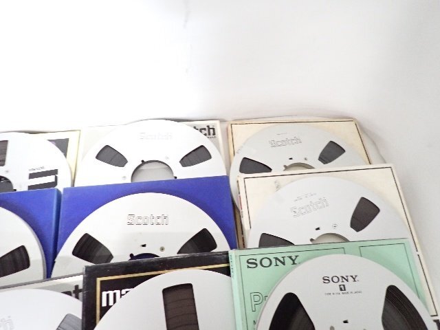 ジャンク品・未確認】 SONY、maxell等 10号オープンリールテープ ジャンク品・未確認】 SONY、maxell等 10号オープンリールテープ