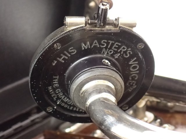 希少】HMV/His Master's Voice グラモフォン ポータブル蓄音機 希少】HMV/His Master's Voice グラモフォン ポータブル蓄音機