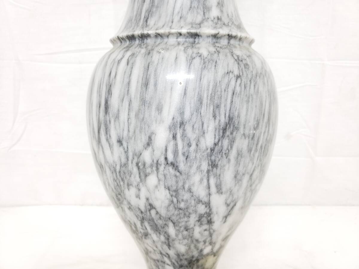 インテリア】大理石 フラワーベース/高さ約70cm/直径約19cm/重量 インテリア】大理石 フラワーベース/高さ約70cm/直径約19cm/重量