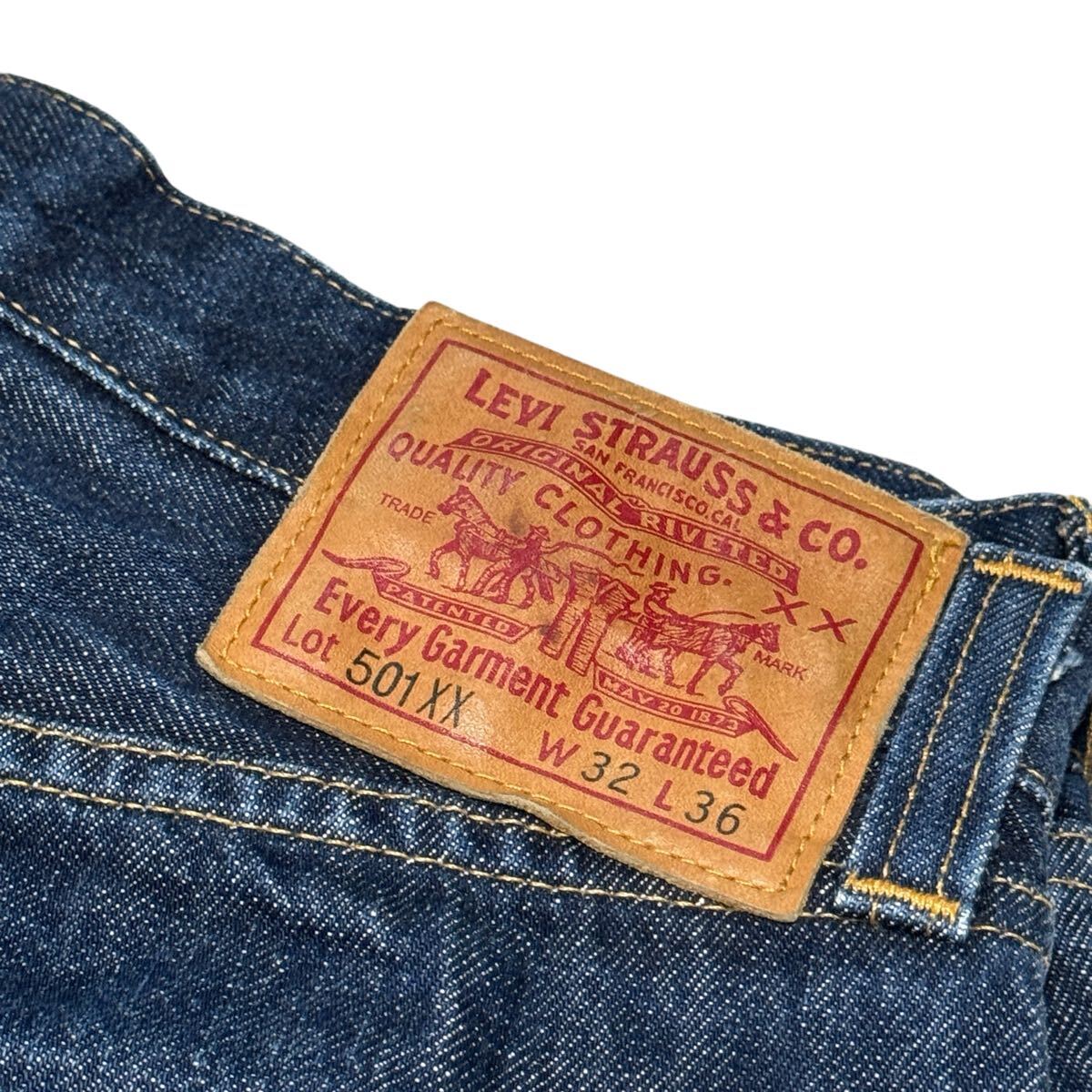 Levi's 501XX ビックE 赤耳 1947年 濃紺 USA製 32×36 リーバイス Levi's 501XX ビックE 赤耳 1947年 濃紺 USA製 32×36 リーバイス