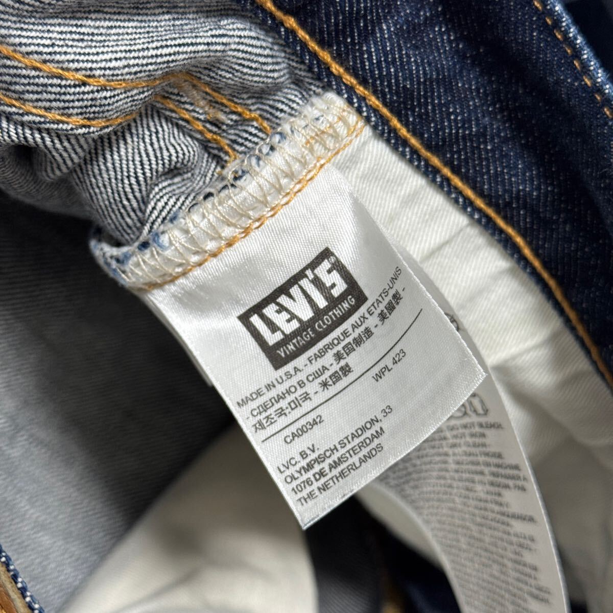 Levi's 501XX ビックE 赤耳 1947年 濃紺 USA製 32×36 リーバイス Levi's 501XX ビックE 赤耳 1947年 濃紺 USA製 32×36 リーバイス